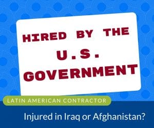latin american contractor injured iraq